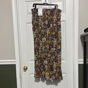 DR2 elastic waist maxi skirt Xl